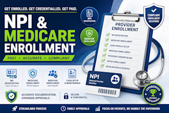do npi, caqh, medicare, medicaid provider enrollment and credentialing