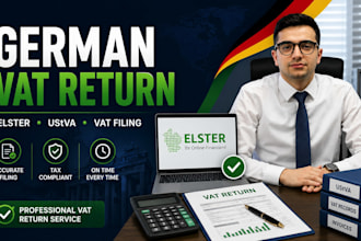 prepare and file german vat return via elster