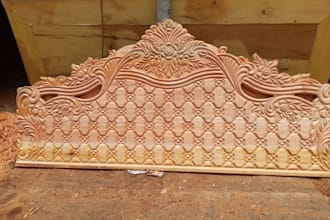 create 2d and 3d cnc door and bed desing in jdpaint
