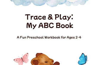 create a printable alphabet tracing workbook for kids