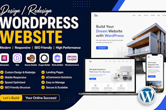 design redesign premium wordpress website with beaver elementor oxygen divi