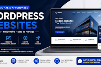build affordable professional wordpress website