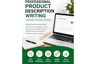 write professional product descriptions