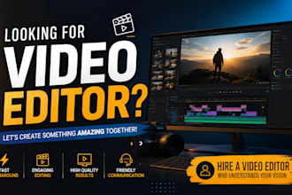 edit your videos and turn your raw footage into engaging, clean and profess