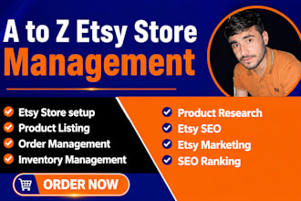 be your etsy virtual assistant, etsy store manager