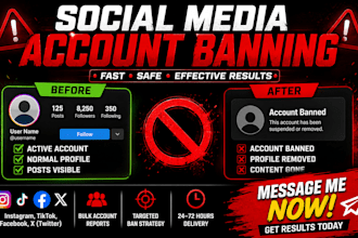 harassing ig banning,discord banning,copyright facebook instagram,tiktok banning