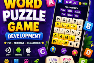 develop a fun word puzzle game for android and ios