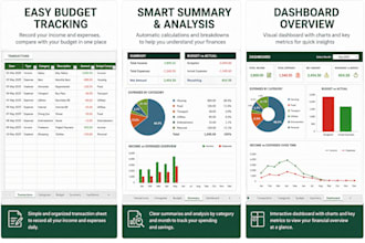 create an excel budget and expense tracker