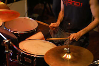 record professional acoustic drums for your song