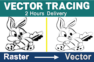 convert logo or image to vector ai, eps, pdf, svg, cdr