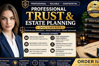 professionally draft wills trusts and estate planning documents
