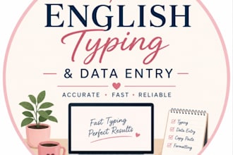 do professional data entry and excel spreadsheet work