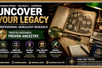 do genealogy research family history ancestry dna heirprobate citizenship record