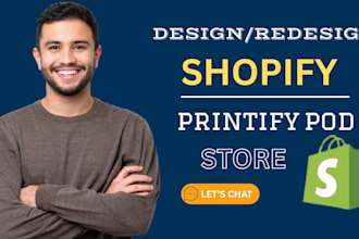 high converting shopify printify print on demand store