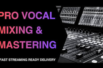 professionally mix and master rap vocals