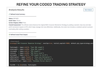 professionally diagnose and refine your algorithmic trading strategy