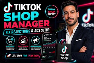 fix tiktok shop application rejection tiktok shop manager expert setup ads