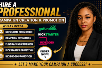 do gofundme and kickstarter fundraising crowdfunding campaign promotion