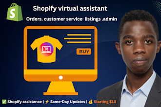 be your shopify virtual assistant