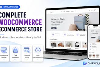build a complete ecommerce store