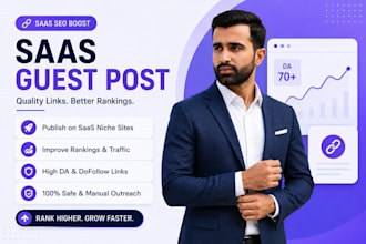 build saas backlinks via saas guest post on high da saas