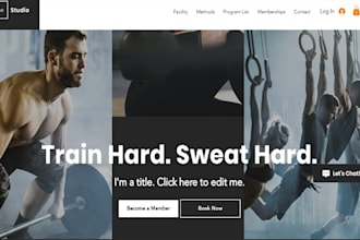 design wix gym website fitness coaching website wix bodybuilding fitness website