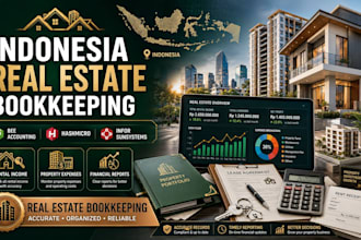 do bookkeeping for indonesia real estate using bee accounting, hashmicro