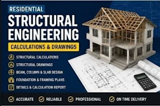 provide residential structural calculations and drawings