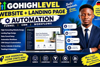 gohighlevel lead generation landing page for real estate, med spa dentist, gyms