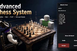 develop roblox game systems and custom scripts