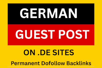 publish german guest post on high da german blog sites dofollow SEO backlinks