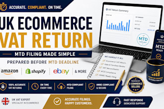 prepare UK ecommerce vat return and mtd filing