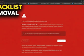 remove google blacklist,malware removal and website security