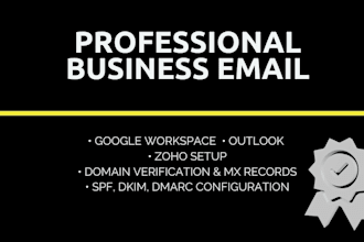 set up professional business email and manage email box