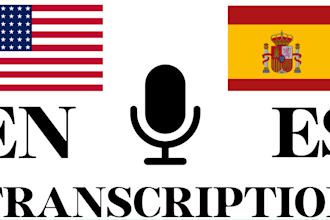 be your spanish and english audio transcriber