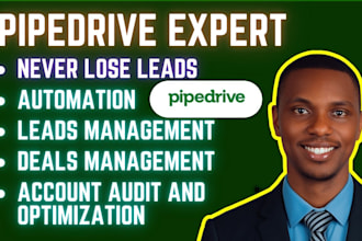 fix, setup pipedrive optimization expert automation email for you
