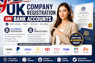 do uk company registration and uk bank within 24 hours
