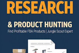 do amazon product research and product hunting for fba