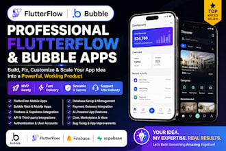 do flutterflow and flutter mobile app development with firebase API integration
