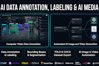 annotate data and automate ai image and video generation