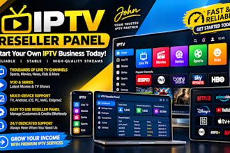 setup reseller panel lionott, megaott, dream4k, strong8k, trex, b1g, zen4k
