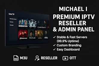 setup reseller panel lionott, megaott, dream4k, strong8k, trex, b1g, zen4k
