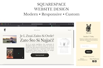 create a professional squarespace website
