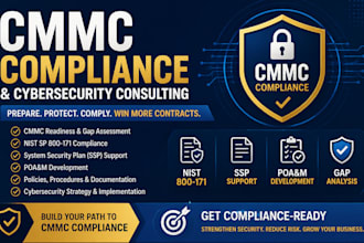 do cmmc compliance cybersecurity nist 800 17 ssp and cmmc readiness consulting