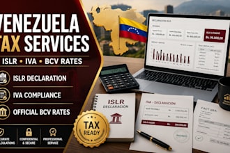 do your venezuela islr tax declaration using official bcv rates and iva