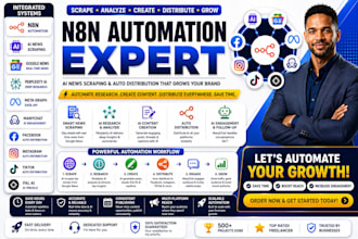 n8n scraping google news perplexity meta graph manychat auto distribution fal ai