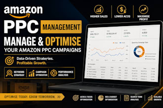 manage and optimise your amazon PPC campaigns