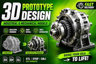 design 3d product and printable models in solidworks