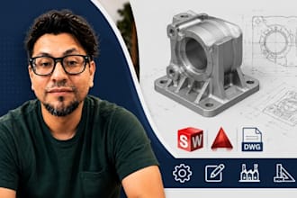 manufacturing technical drawing, autocad, solidworks, machine drawing cad drafts