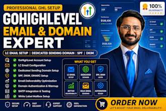 setup gohighlevel lc email dedicated gohighlevel sending domain spf dkim